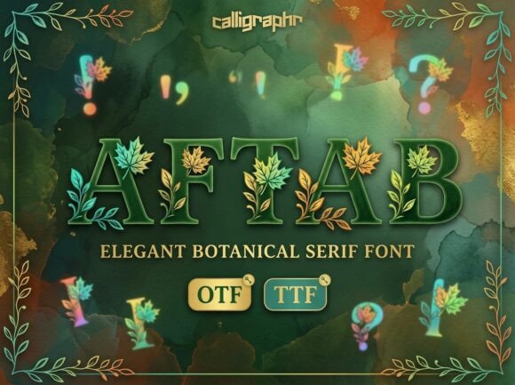 Aftab: A Cozy Serif Font for Business