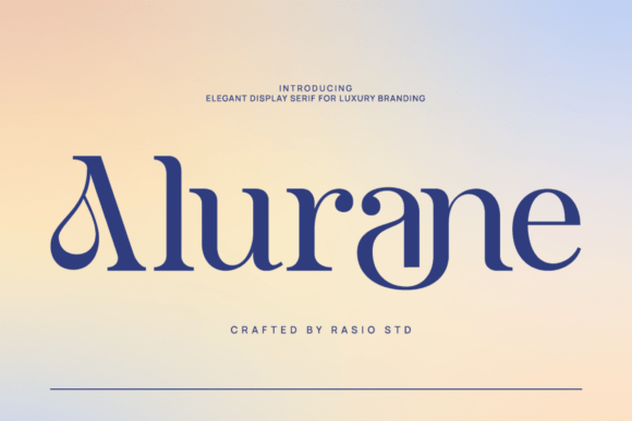 Alurane: A Premium Serif Font for Elegant Branding