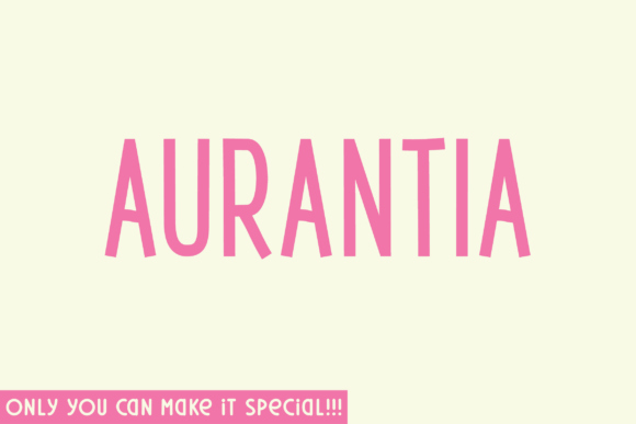 Aurantia: A Sophisticated Sans Serif