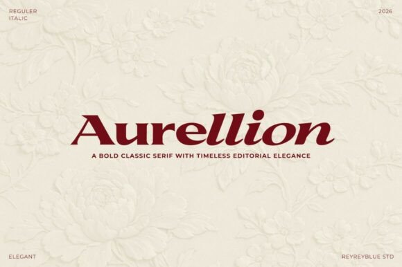 Aurellion: A Luxurious Serif Font