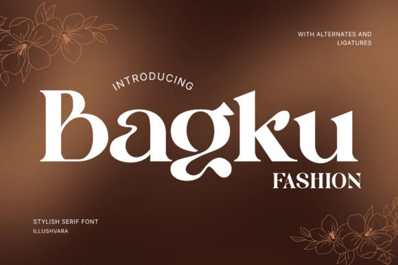 Bagku Fashion Font Review