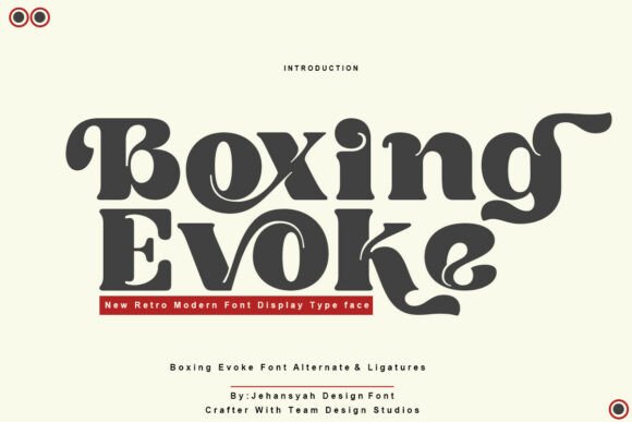 Boxing Evoke: A Font That Speaks Volumes