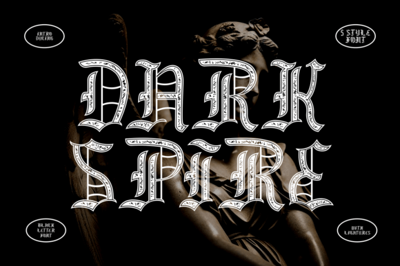Dark Spire Font: Gothic Elegance for Makers