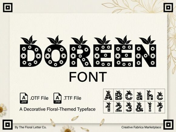 Doreen: A Whimsical Font for Creative Marketing