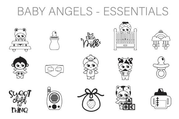 Font That Adds Baby Angels to Your Brand