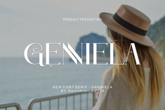 Genniela: A Font for Modern Luxury