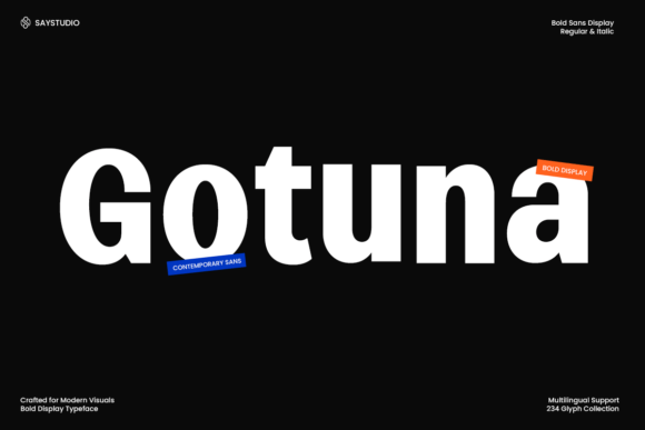 Gotuna: Bold Sans Serif for Impactful Marketing