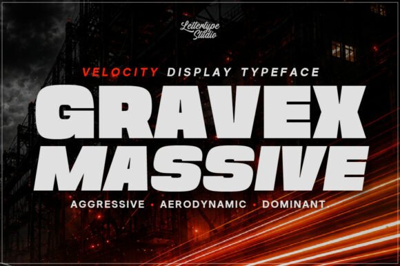Gravex Massive Font for Web Design