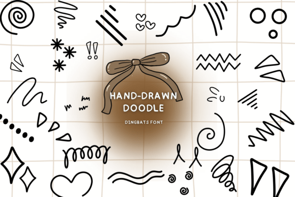 Hand-drawn Doodle Font