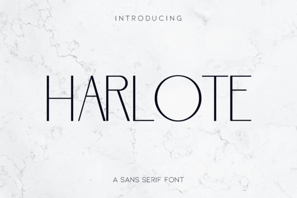 Harlote: A Modern Font for Creative Projects