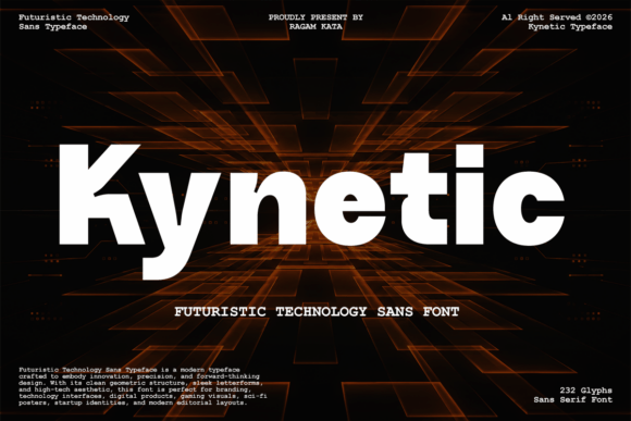 Kynetic Font: Bold, Futuristic, and Modern