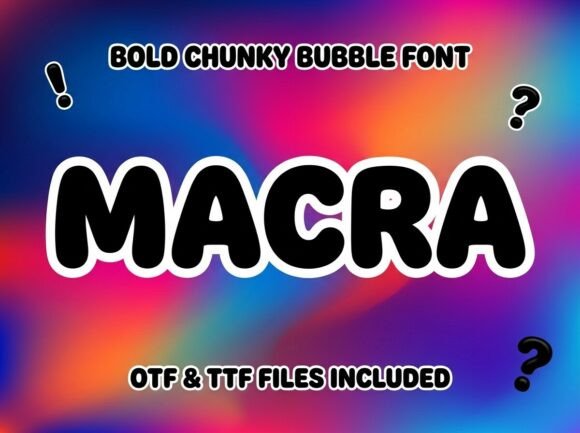 Macra: A Bold Display Font for Web Design