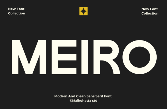 Meiro: A Modern Typeface for Editorial Design