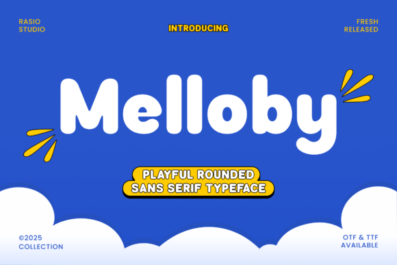 Melloby: A Bright Font for Creative Projects