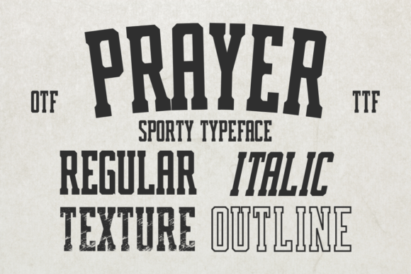 Prayer Font: Bold & Stylish