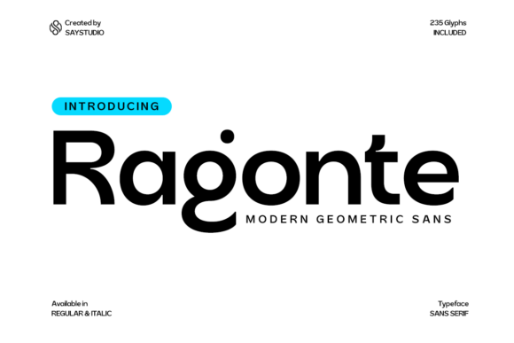 Ragonte: A Modern Font for Business Branding