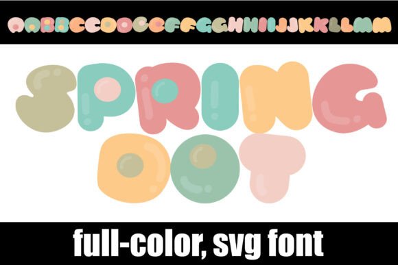 Spring Dot Font: Kawaii Style for Digital Marketing