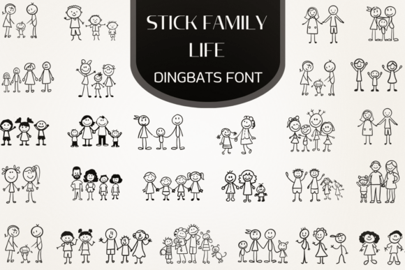 Stick Family Life Font