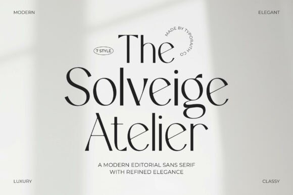 The Solveige Atelier Font
