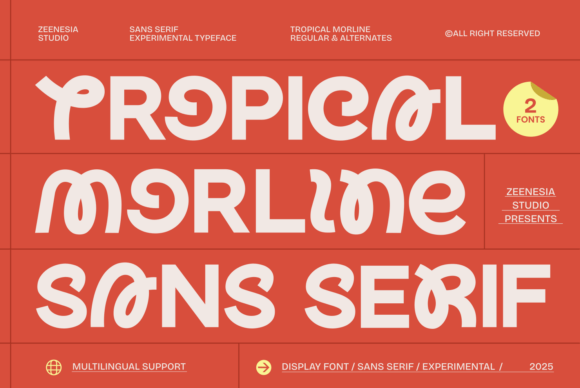 Tropical Morline: A Font That Brings the Tropics to Your Brand