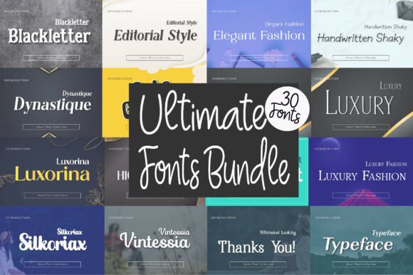 Unlimited Mega Bundle: A Font for Every Story