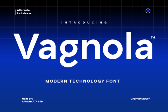 Vagnola: A Modern Technology Font