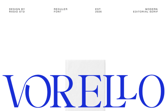 Vorello: A Refined Serif Font