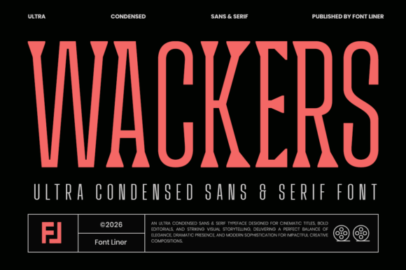 Wackers: A Bold Serif Font for Digital Marketing