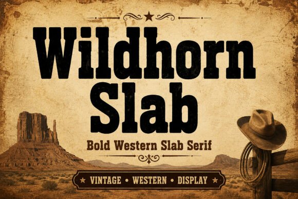 Wildhorn Slab: A Bold Font for Campaigns