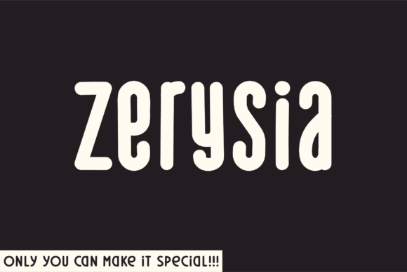 Zerysia: A Modern Sans Serif for Elegant Design